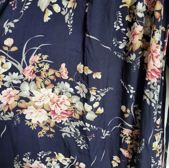 Shein - Botanical Surplus Navy Dress Size 4 - NWOT - Picture 5 of 5